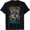 Винтажная ретро футболка 80-х Rock & Roll Music Guitar Wings Унисекс