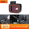 QMBR7 2025 Hots E60 Car Seat Back Trash Bin Storage Box Drink Holder Organizer 50 Anniversary For Bmw E46 E90 F20 E39 E91 E87 E60 E93