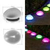Solar Powered Solar Stone Light LED Solar Powered Rock Light Frosted Glass Ground Lamp  Pathway