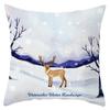 Christmas Snow Scene Series Pillowcases Home Sofa Pillowcase Car Cushion Covers Home Use