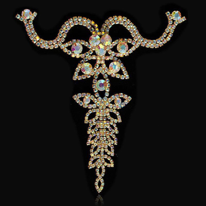 Золотая основа с серебряным основанием, стеклянная капля воды, овальный конский глаз, корсаж, брошь, пряжка, аксессуары для одежды своими руками