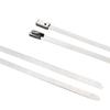 10Pcs 304 Stainless steel cable tie 4.6mm Metal Stainless Steel Zip Ties Multi-Purpose Zip Ties Heavy Duty Cable 5x100/150/300