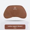 Car Seat Safety Headrest Pad Auto Emblem Neck Pillow For Mercedes Benz AMG W205 C300 W203 W206 W108 W124 W126 W140 W168 W169 GLC EQSTU1
