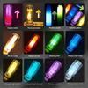 Car Interior USB LED RGB Night Light 5V Candle Style Bulb Retro Design for Camping and Travel
