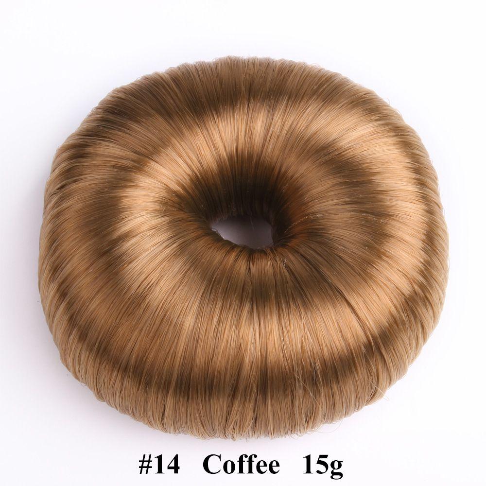 Fashion Black Hair Wig Brown Hair Clip Hair Styling Tools Bun Maker Hair Ring Hair Donut Shaper