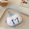 2Pcs Cute Plush Sweetheart Bunny Teddy Bear Pendant Student Backpack Decoration Accessories Girl Super Cute Keychain