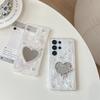 Капля Клей Вода Бриллиант Любовь Зеркало Чехол для телефона для Samsung S25ultra Бабочка S24plus Любовь Драгоценный камень A16