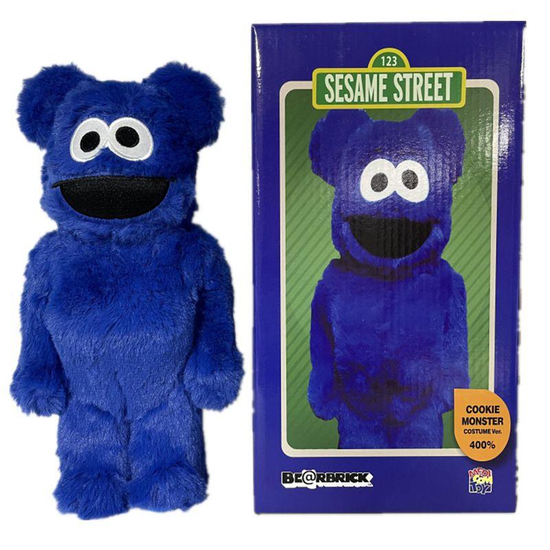 Очаровательный набор коллекционных фигурок Bearbrick Sesame Street Элмо и Коржик 400%