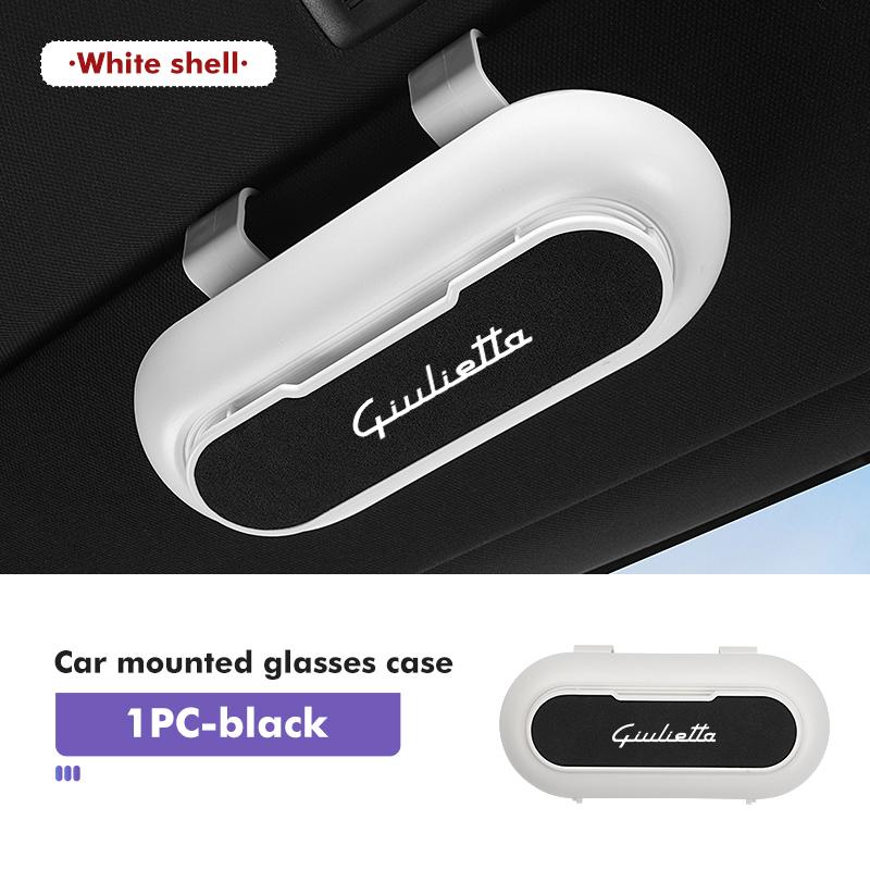 Car Sun Visor Sunglasses Box Storage Case Organize Boxs For Alfa Romeo 159 Giulietta Giulia 147 Mito 156 159 166 GT Stelvio def789