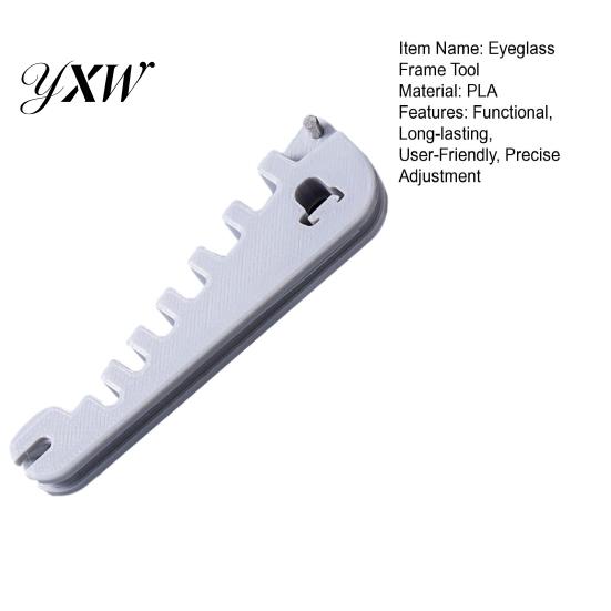 Acetate Frame Adjuster Eyeglass Curvature Glasses Temple Arm Bender Nose Pads Sunglasses Bending Tool Professional Optician for DIY Repair