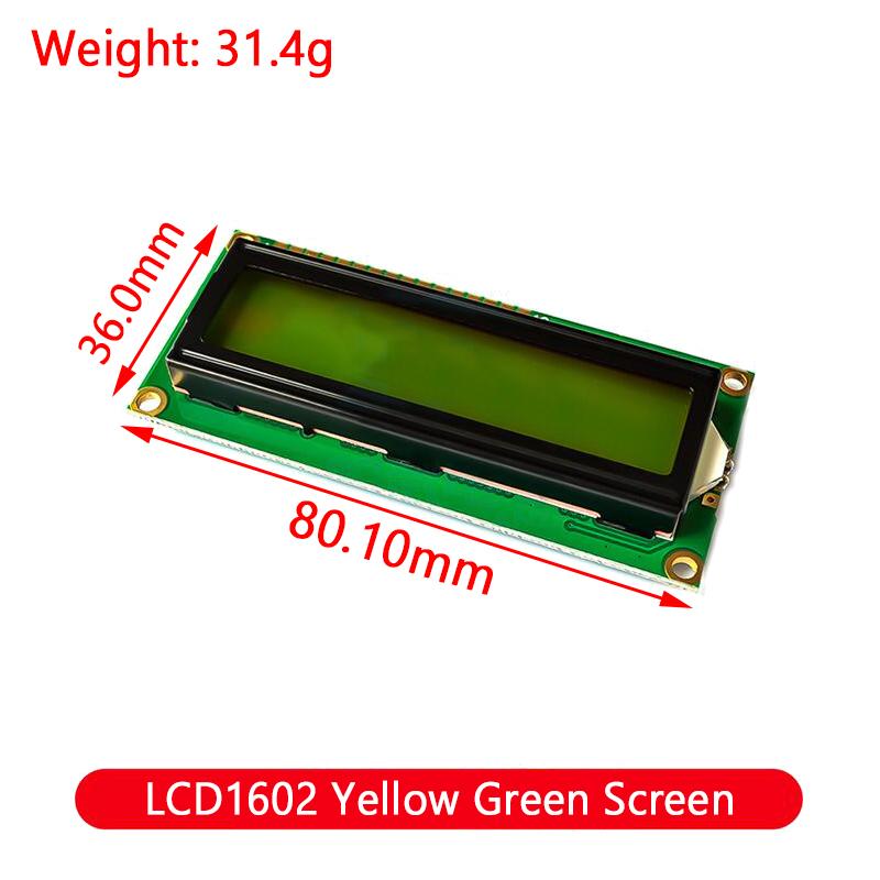 LCD Module Blue Green Screen For Arduino 0802 1602 2004 12864 LCD Character UNOR3 Mega2560 Display PCF8574T IIC I2C Interface