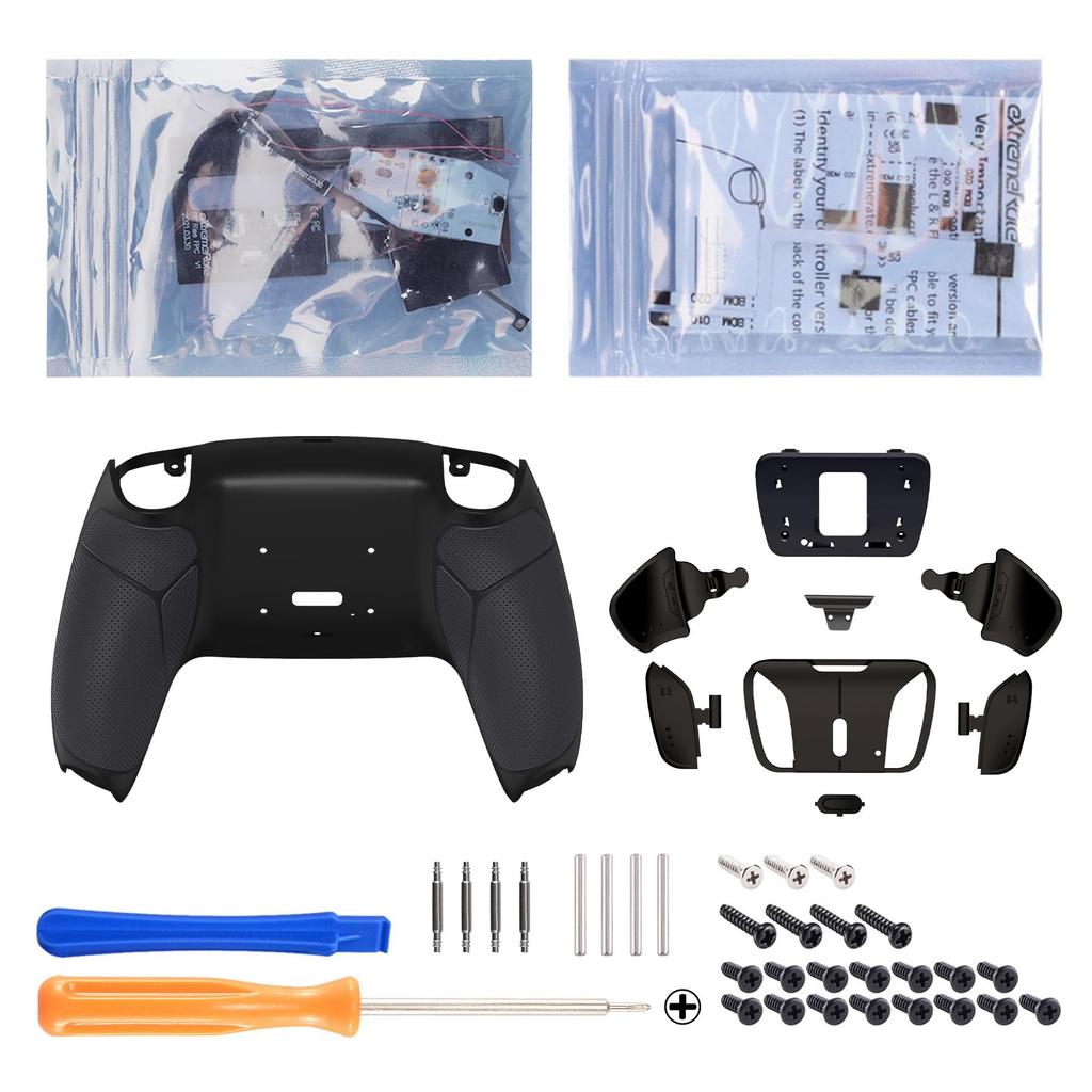 eXtremeRate Programmable Back Paddle Metal Version RISE4 Remap Kit Compatible with PS5 Controller Compatible with PS5 Controller with Upgrade Board