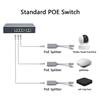Compactly USB PoE Splitter for Efficient 48V To 5V Conversion with USB 5V Output for Various Devices Easy To Use