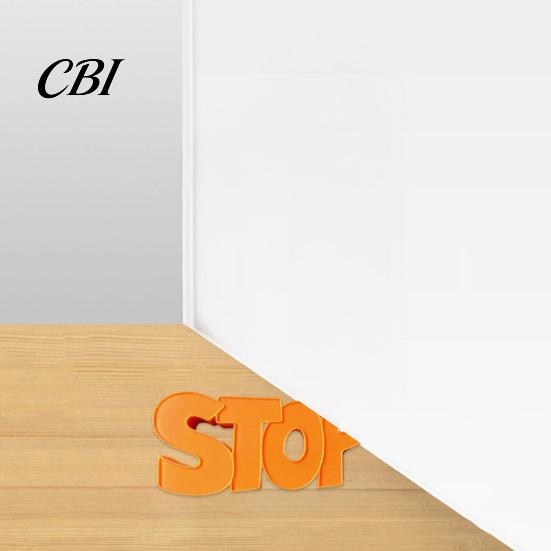 Minimalist Door Wedge 3D Printed Doorstop, Creative Stopper, Stable "STOP" Wedge, Niche Art Gift Artistic Sculpture Doorstop for Home Office