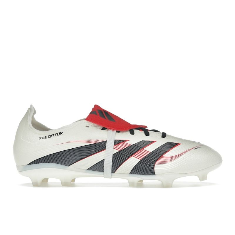 Adidas Кроссовки Predator League Foldover Tongue FG MG Goal Hunter Pack Unisex, кремовые, с оттенком белого, с черным JP5737