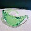 Cool anti-splash and dustproof glasses, transparent large-frame trendy personalized glasses for men and women, stylish protective goggles and