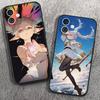 Чехол для телефона Frieren Anime Sousou No Frieren для IPhone 17 Air 16 15 14 13 Pro Max 11 12 Черный силиконовый чехол