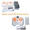 NEW Speed Remote Control Building Blocks Rechargeable Bluetooth Lithium Battery Box Electric Motor Suitable for IOS and Android