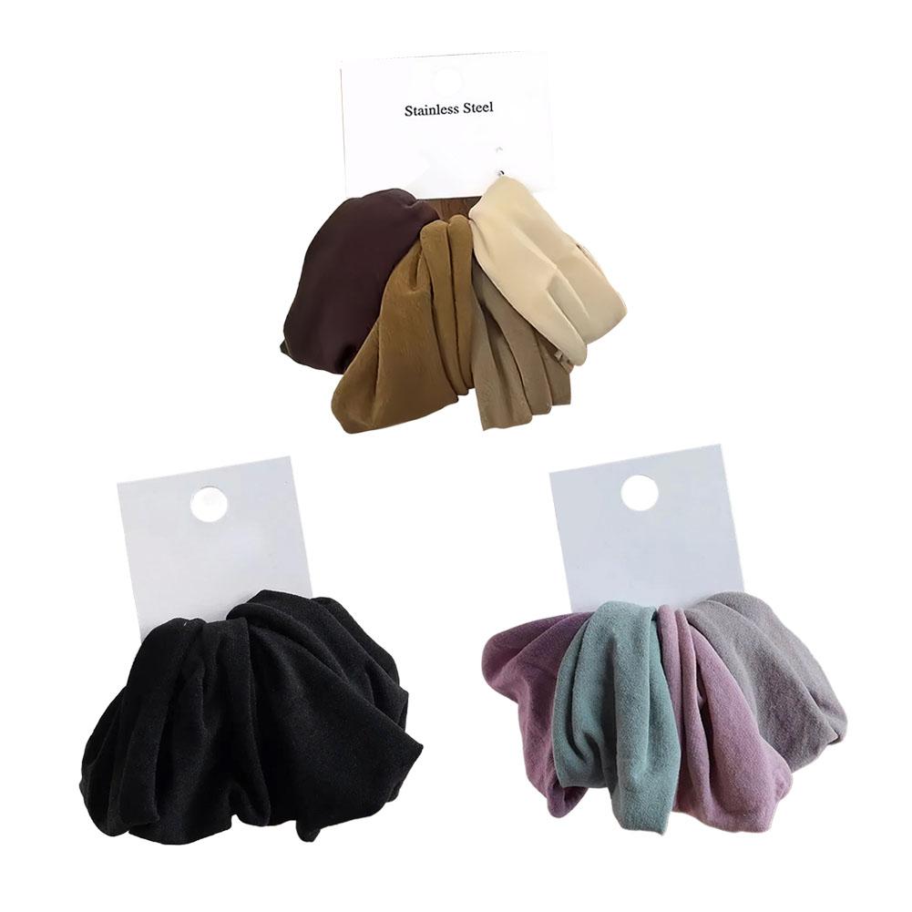 Высокая эластичность Бесшовный Очень широкий Маска Мышечная Повязка Завязка Веревка для волос Женская Высокий Хвост F0D2