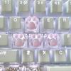 Механическая клавиатура Смола Keycap кошачьи лапки Pad Прозрачная подсветка RGB Wasd Стрелка Esc Клавиша мультяшный милый Oem Xda Cherry Profile Mx Switch