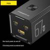 PISEN 67W GaN многопортовая интеллектуальная станция быстрой зарядки USB-разъем для планшетов и компьютеров