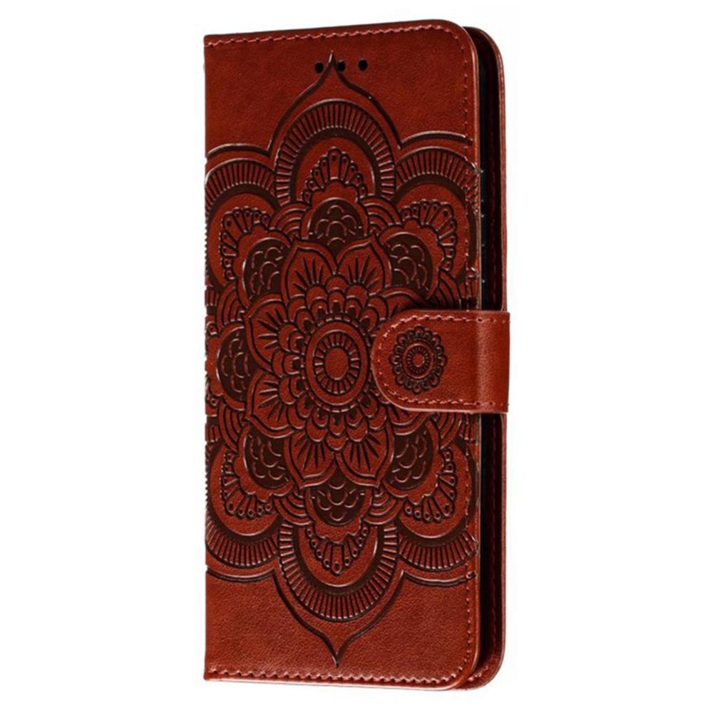 Чехол для Samsung Galaxy A56 5G из ПУ кожи с тисненым дизайном мандалы, кошелек, чехол для телефона