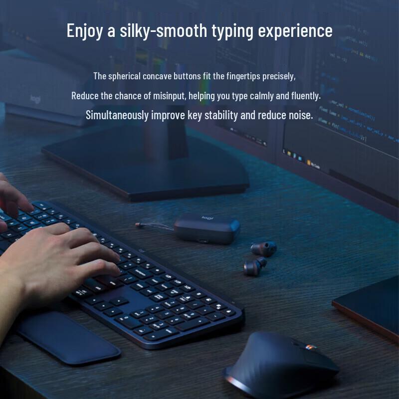 Logitech MX KEYS S COMBO Беспроводной комплект клавиатуры и мыши