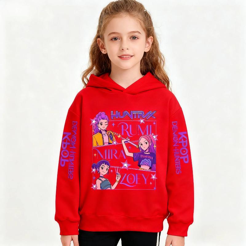 Мультяшные толстовки с капюшоном для девочек на осень и зиму, теплые, удобные и мягкие, модная одежда
