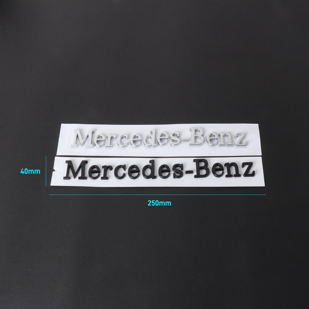 Car Sticker 3D ABS Rear Trunk Words Logo Decals For Mercedes Benz AMG A B C E M R G S Class GLA GL CLA CES CLS SLK GLK CLK