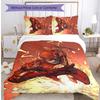 The Flash Pattern Printed 3PCS Bedding Set, Soft Skin-Friendly Washable Duvet Cover & Pillowcases Set