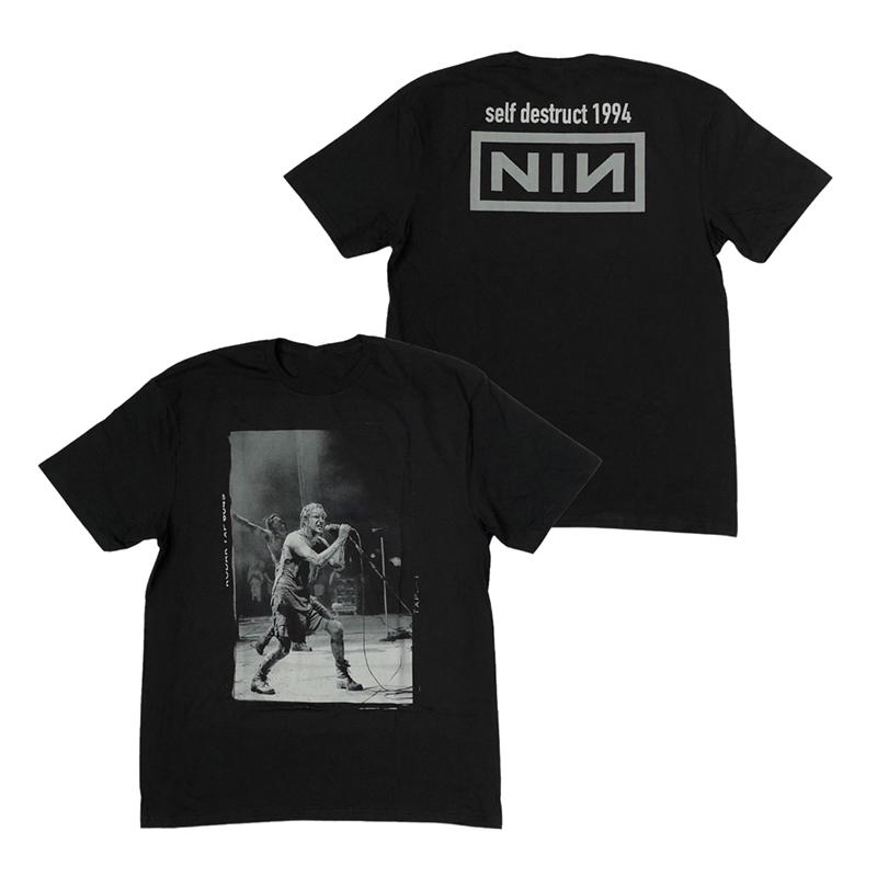 Nine Inch Nails Американская Рок-Группа Повседневная Футболка Роскошный Бренд Группы Для Унисекс И Унисекс Топ 2026 Новый Логотип Группы