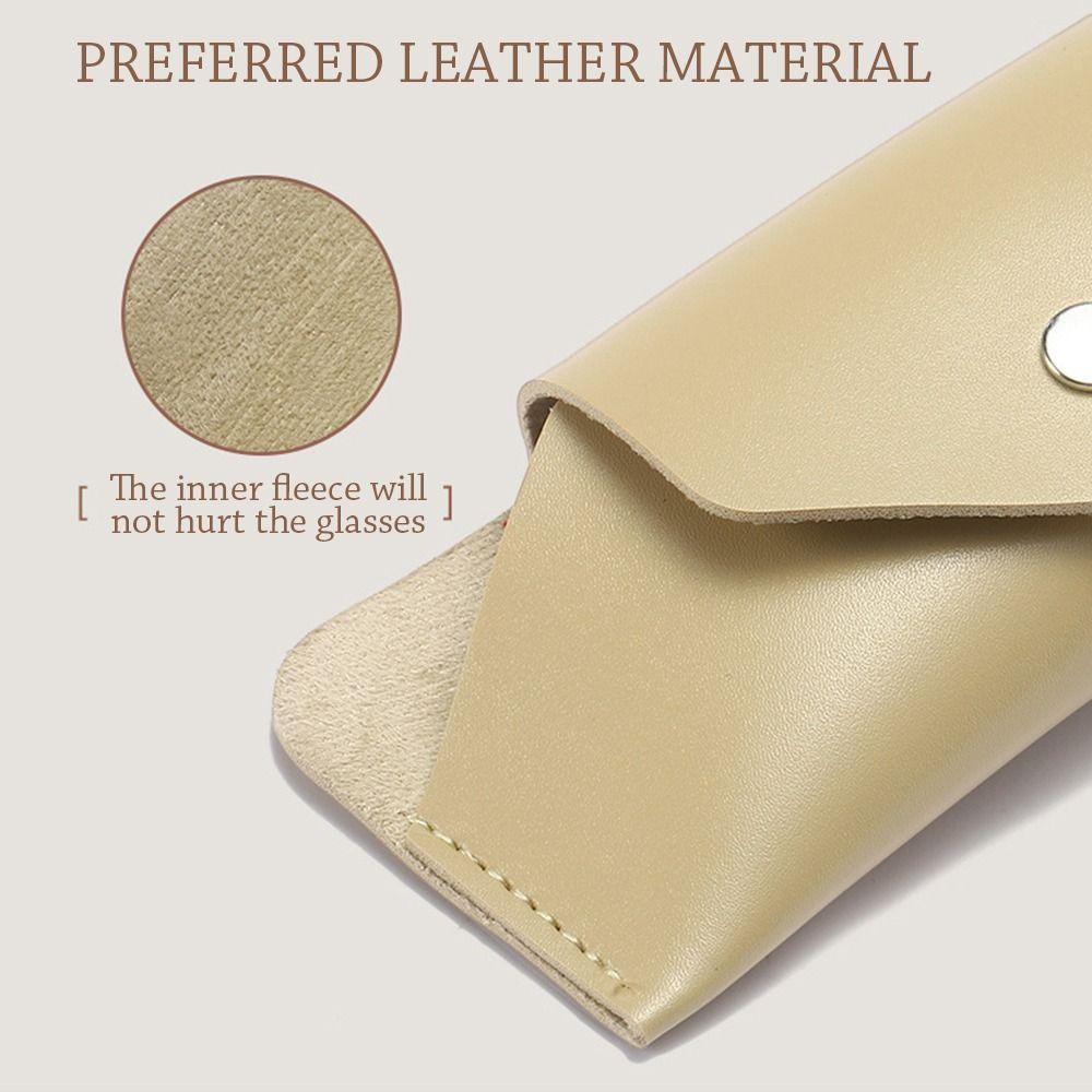 Дорожный Портативный Ручной Работы Коробка для Хранения Очков Сумка для Очков Чехол для Солнцезащитных Очков ПУ Кожа