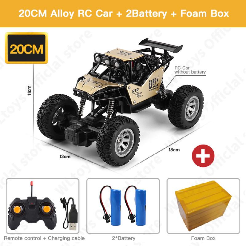 1:12/1:16 4WD Радиоуправляемая машина с светодиодными огнями 2.4G Пульт дистанционного управления Машинки Багги 4x4 Внедорожные Грузовики Игрушки для детей Подарки