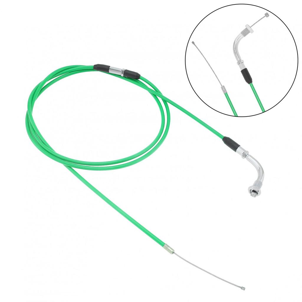 190cm Universal Durabled Motorcycle Throttle Cable Replacement Upgrade for Carburetor Bucket Adjustable Stainless Steel Line