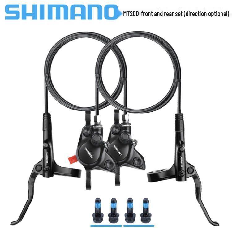 Гидравлический дисковый тормозной калиперный набор Shimano MT200 для горных велосипедов
