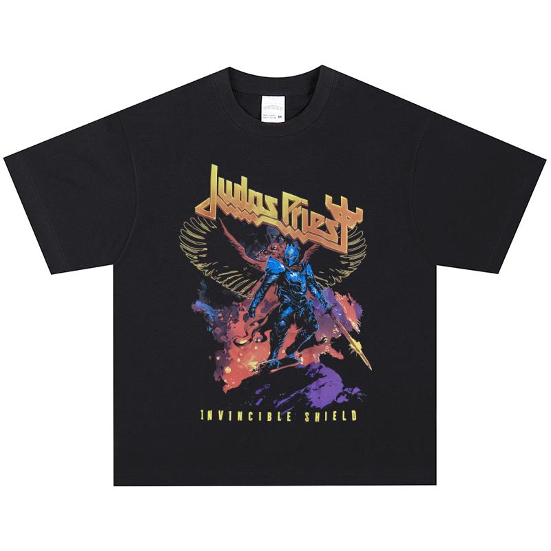 Футболка Judas Priest, Мягкая ткань, Повседневная