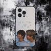 Чехол для телефона L-Lee K-Know и H-Han Для iPhone 16,15,14,13,12,11,Pro,Max,Plus,X,XS,SE,E,Mini, Мягкий силиконовый Черный чехол