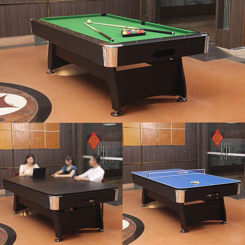 KuZhe Commercial American Black 8 Pool Table