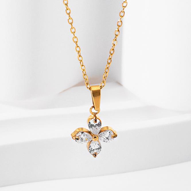 Custom Exquisite Minimalist Gold Plated Floral Fashion Jewelry Sets Gift