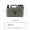3-12L Camping Water Bucket Large Capacity Water Bag Container with Faucet Portable Car Water Tank for Picnic Hiking Travel