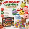 Рождественский Дамплинг Сквиши Адвент-календарь 24 Дня Обратный Отсчет Таинственная Коробка Медленно Поднимающийся Сжимаемый Сенсорный Фиджет Сюрприз Подарок