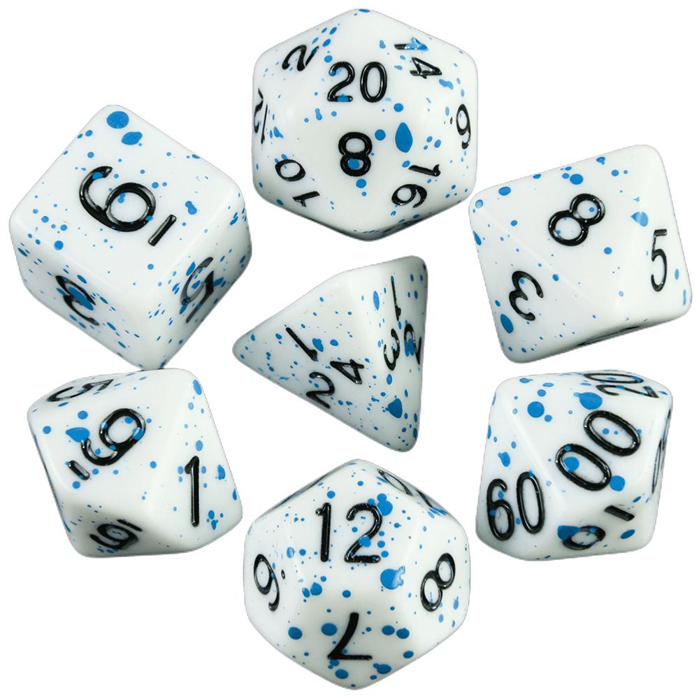 7шт DND игральные кости D20 D12 D10 D8 D6 D4 для настольной игры DND Running Group акриловые многогранные игральные кости набор