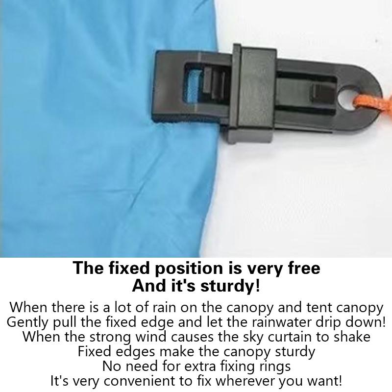 Пластиковые зажимы для палаток, ветрозащитные тросы для навесов, фиксирующие зажимы, зажимы для тентов, брезент, фиксирующие зажимы для непромокаемой ткани