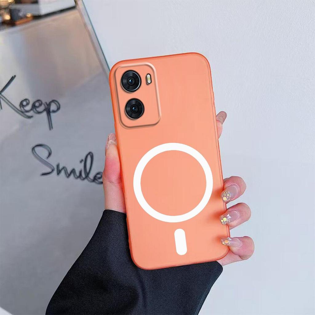Чехол для realme 14 5G, OPPO A77s, A57s, A57 4G Премиальный Магнитный Матовый Защитный Чехол для Телефона