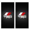 2Pcs Car B-pillar Stickers Auto Center Column Decoration Decal For Toyota Rav4 Corolla Camry Mirai Aqua Cross Auris TRD GR Sport HZ0