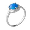 Серебряное кольцо с опалом 0.906ct, вес изделия 3,23 гр (2050643)