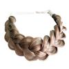 Elastic Band Synthetic Braided Hair Band Adjustable Fishbone Braid Lazy Headband  Women