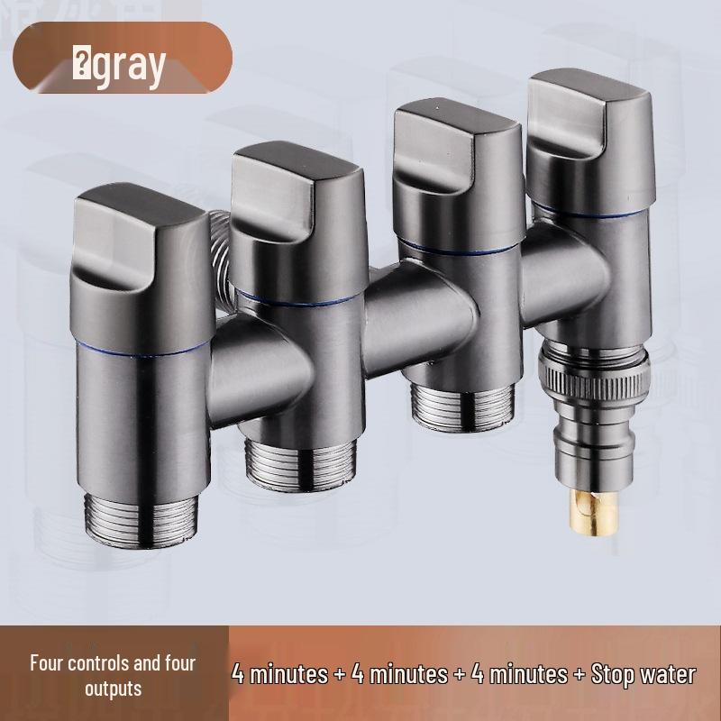 Multi-Way Water Valve Splitter for Washing Machines and Faucets