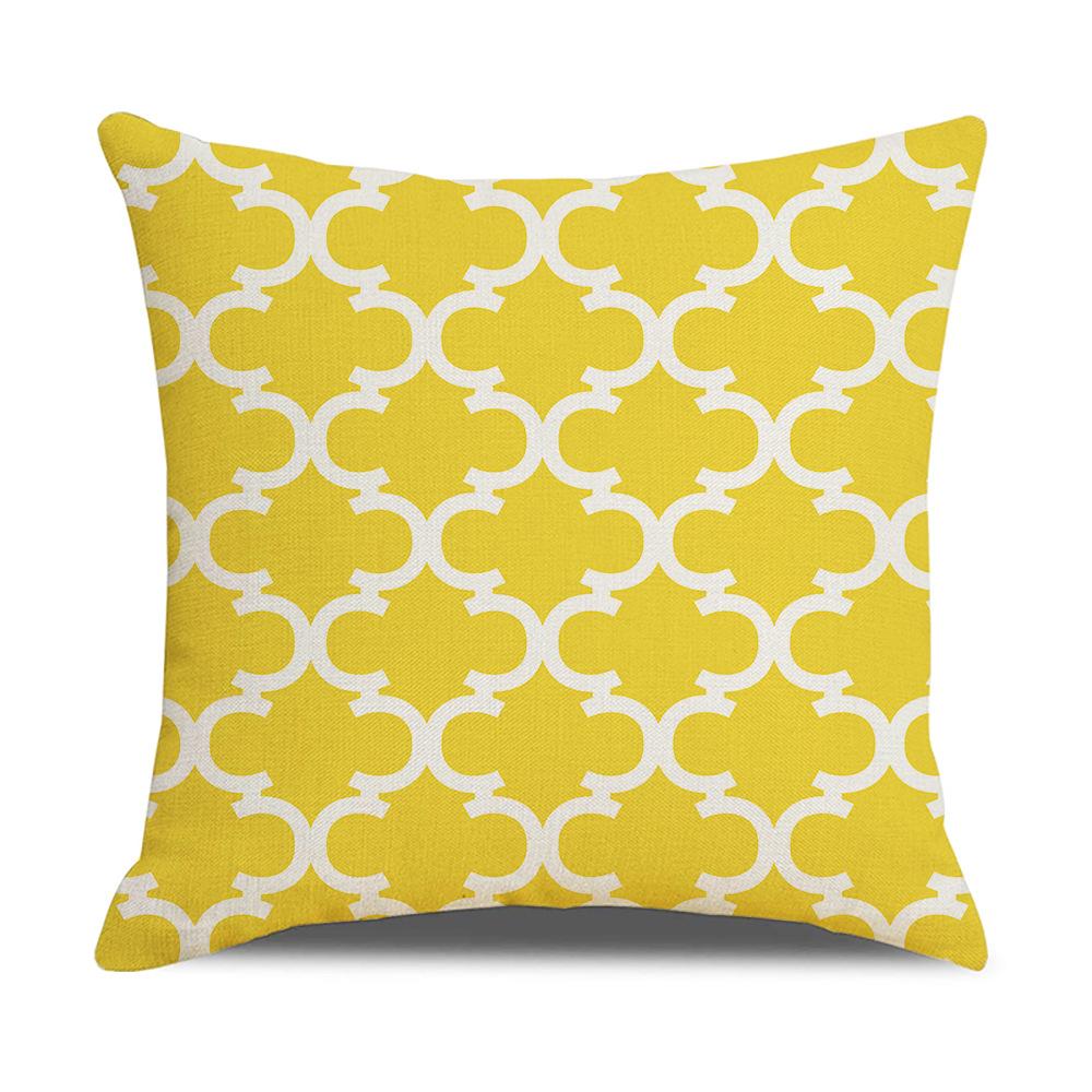 Скандинавская декоративная подушка с геометрическим рисунком, чехол для диванной подушки, современный домашний декор, квадратная наволочка, наволочка из персиковой кожи