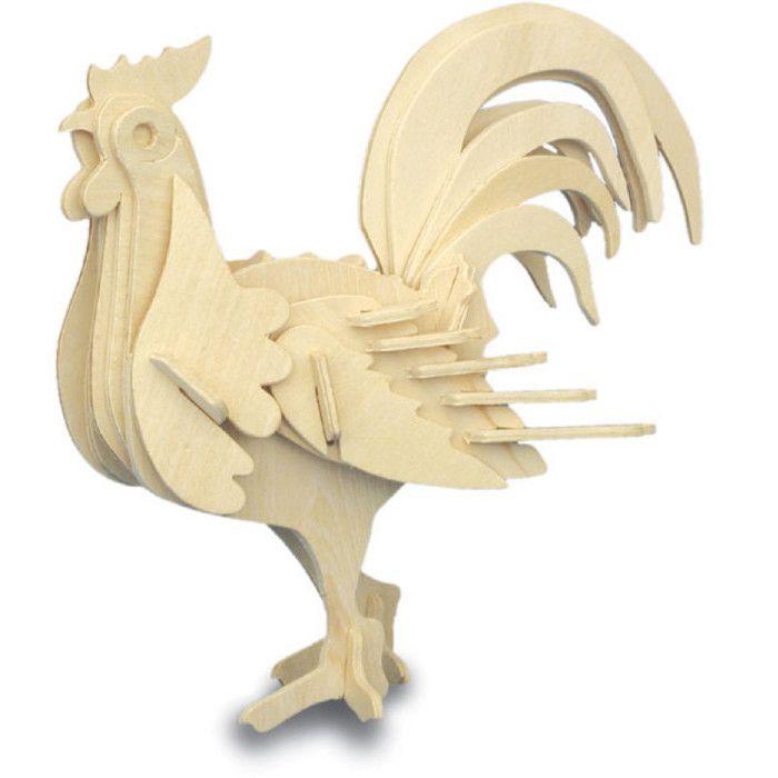 Maquette en bois Poule
